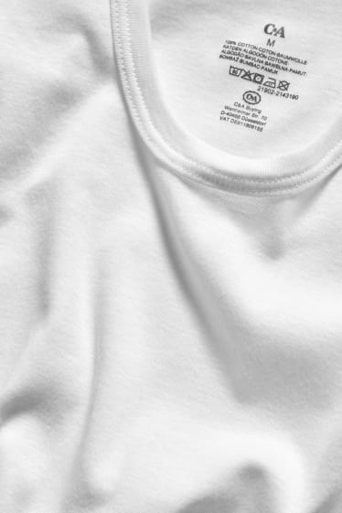 Uomo - Confezione da 3 - canottiera - bianco