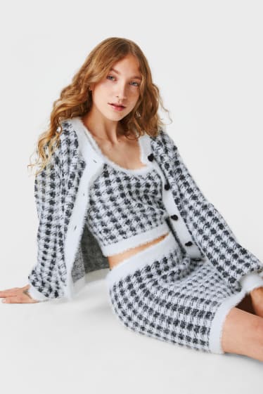 Clockhouse Girls - CLOCKHOUSE - top - negru / alb