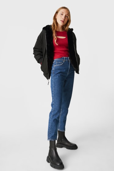 Exclusiv online - Tricou cu mânecă lungă - 2 piese - bordo
