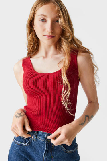 Exclusiv online - Tricou cu mânecă lungă - 2 piese - bordo
