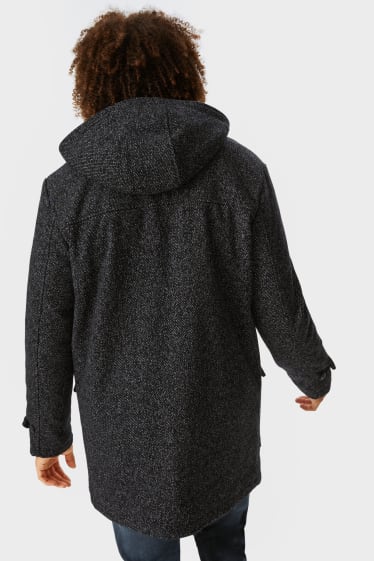Clockhouse homme - CLOCKHOUSE - veste à capuche - noir / blanc
