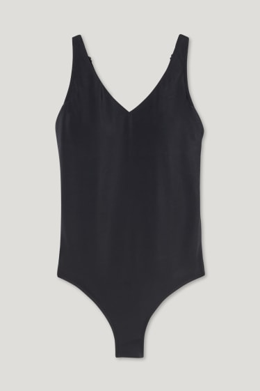 Dámské - Protetické dámské plavky - jednodílné - bez kostic - černá