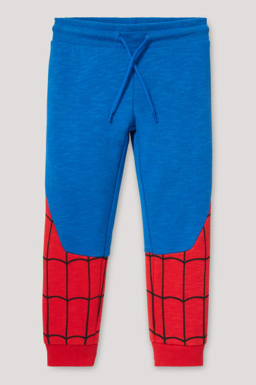 Batolata chlapci - Spider-Man - teplákové kalhoty - modrá