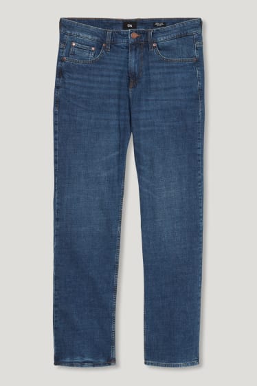 Herren - Regular Jeans - Thermojeans - jeans-dunkelblau