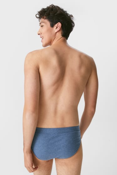 Heren - Set van 3 - slip - donkerblauw