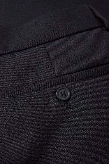 Hommes - Pantalon de costume - regular fit - bleu foncé
