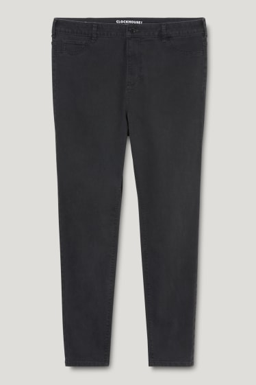 Donna - CLOCKHOUSE - super skinny jeans - a vita alta - nero