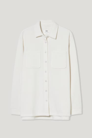 Donna - Maglia pigiama - bianco crema