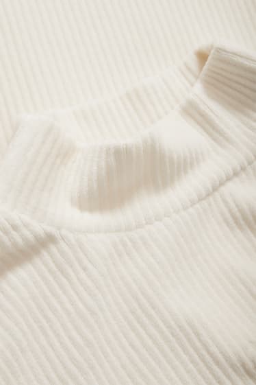 Donna - Maglia pigiama - bianco crema