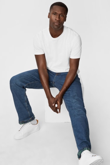 Herren - Regular Jeans - Thermojeans - jeans-dunkelblau