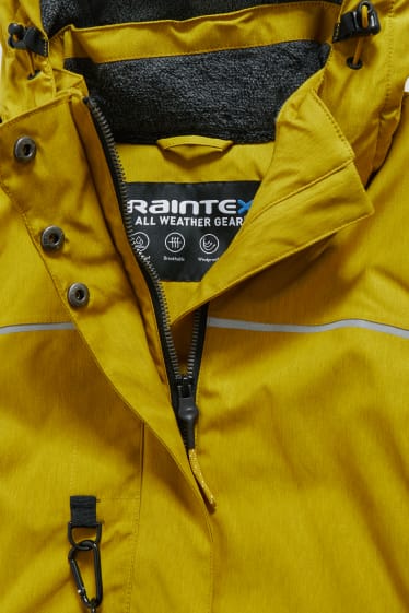 Women - Outdoor jacket for dog owners - yellow