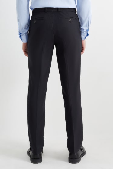Hommes - Pantalon de costume - regular fit - bleu foncé
