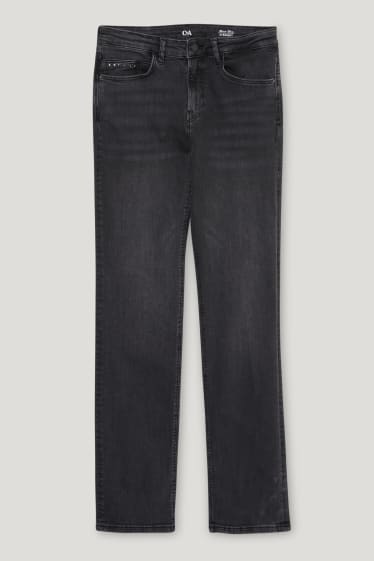 Dámské - Straight jeans - džíny - tmavošedé