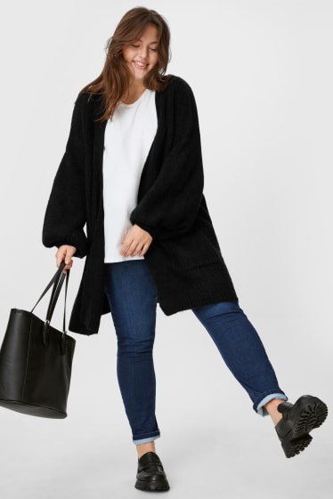 Femei XL - CLOCKHOUSE - cardigan tricotat - negru