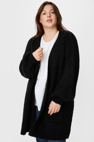 Femei XL - CLOCKHOUSE - cardigan tricotat - negru