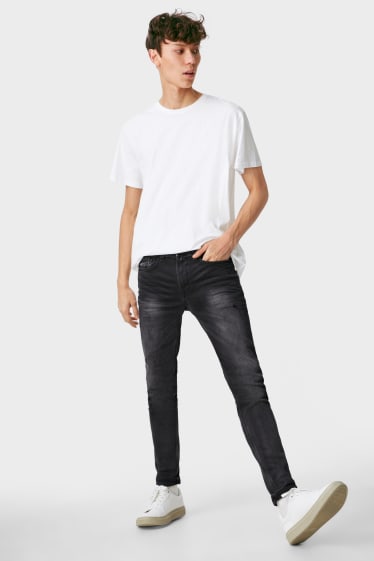 Clockhouse Boys - CLOCKHOUSE - Skinny Jeans - Jog Denim - jeans-dunkelgrau