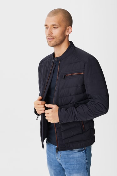 Hommes - Veste matelassée - bleu foncé