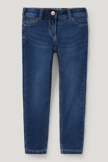 Toddler Girls - Skinny jeans - jeans termoizolanți - denim-albastru