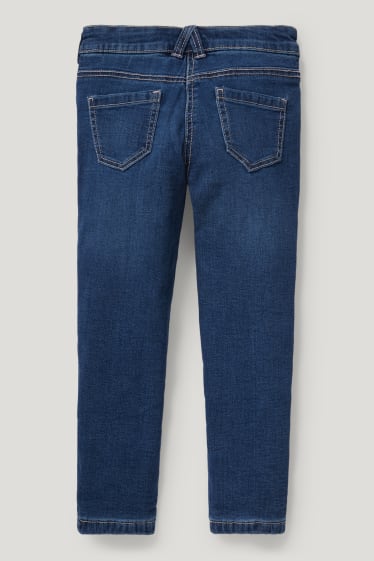 Toddler Girls - Skinny jeans - jeans termoizolanți - denim-albastru