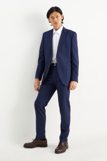 Pánské - Business košile - regular fit - extra krátké rukávy - snadné žehlení - bílá