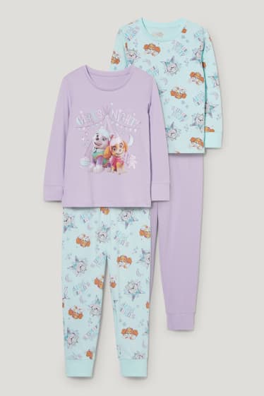 Toddler Girls - Multipack of 2 - PAW Patrol - pyjamas - 4 piece - turquoise
