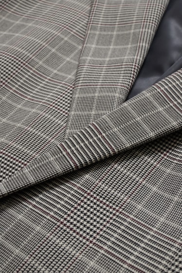 Bărbați - Sacou modular - slim fit - stretch - LYCRA® - gri melanj