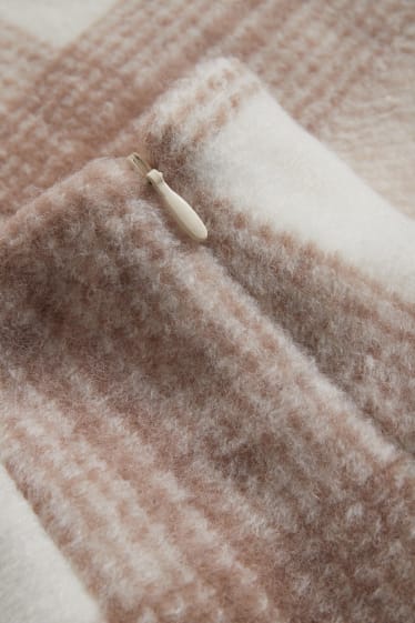 Clockhouse Girls - Mini skirt - check - beige