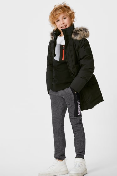 Garçons - Pantalon de jogging - gris chiné