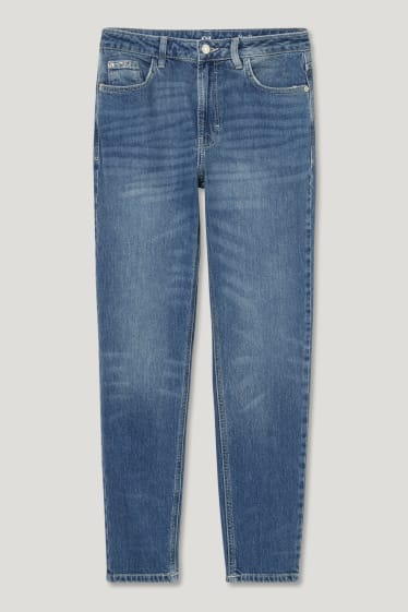 Dona - Straight tapered jeans - texà blau