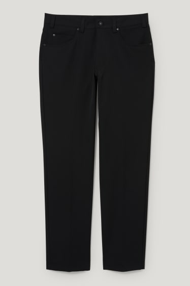 Pánské - Kalhoty - regular fit - černá