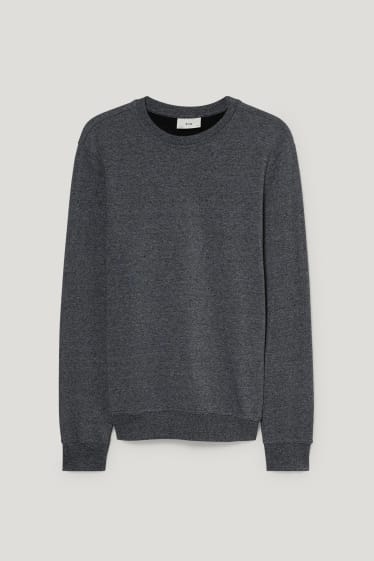 Herren - Sweatshirt - grau-melange