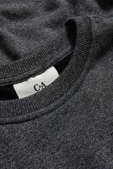 Herren - Sweatshirt - grau-melange