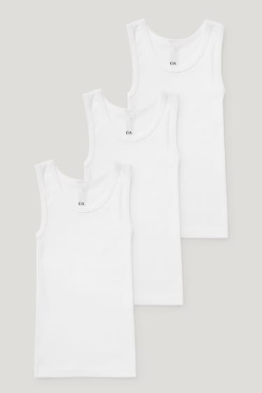 Toddler Girls - Multipack of 3 - vest - white