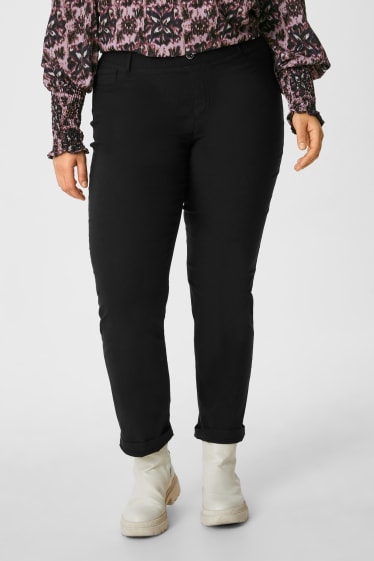 Femei - Pantaloni - slim fit - negru