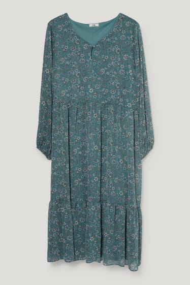 Women - Dress - floral - green