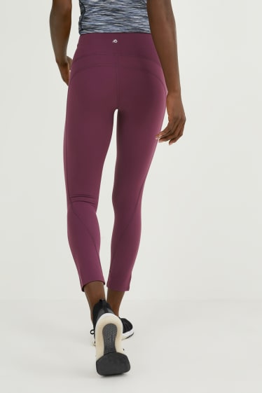 Women - Active leggings - Second Skin - Running - violet