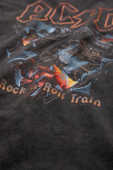 Clockhouse Boys - CLOCKHOUSE - T-shirt - AC/DC - czarny
