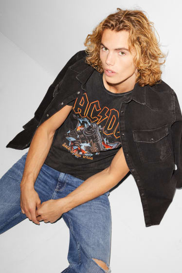 Clockhouse Boys - CLOCKHOUSE - T-shirt - AC/DC - czarny
