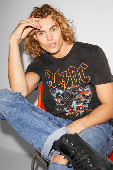 Clockhouse Boys - CLOCKHOUSE - T-shirt - AC/DC - czarny