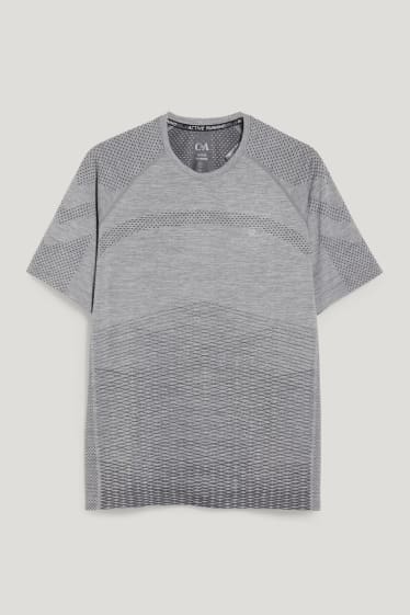 Pánské - Funkční tričko - šedá