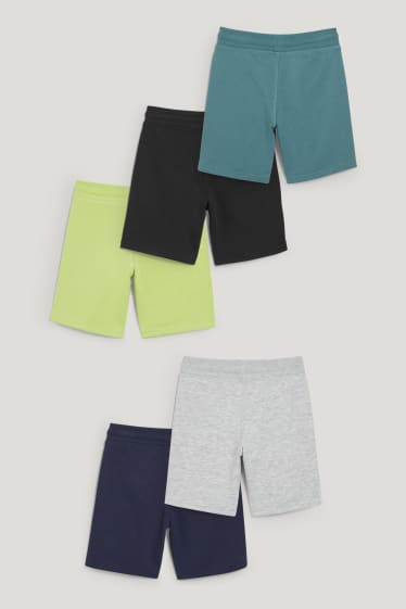 Toddler Boys - Confezione da 5 - shorts di felpa - blu scuro