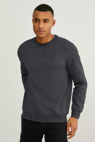 Herren - Sweatshirt - grau-melange