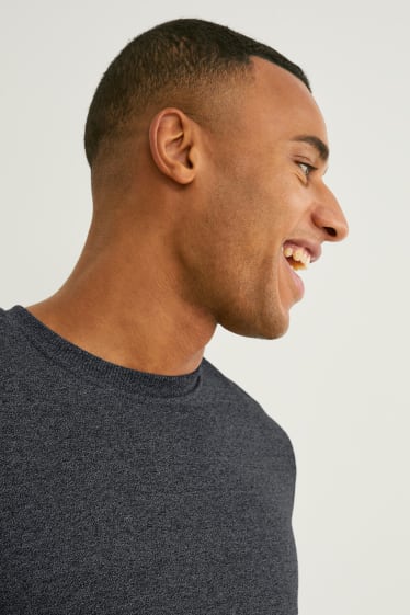 Herren - Sweatshirt - grau-melange