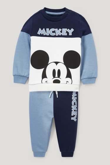 Baby Boys - Micky Maus - Baby-Outfit - 2 teilig - dunkelblau