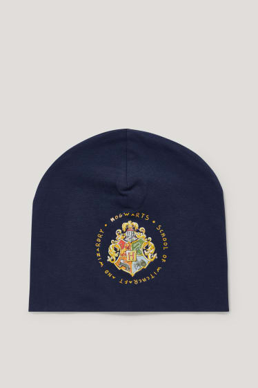Małe dziewczynki - Harry Potter - czapka - ciemnoniebieski