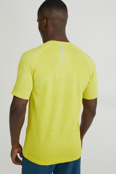 Heren - Sport-T-shirt - neon geel