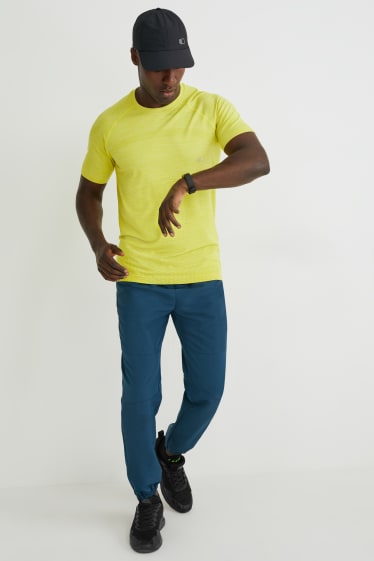 Heren - Sport-T-shirt - neon geel