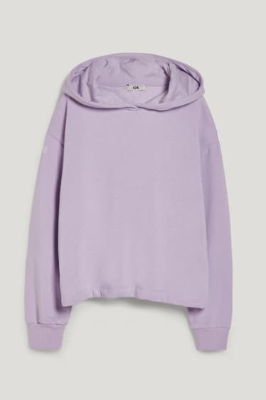 Damen - Hoodie - hellviolett