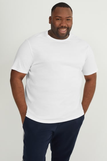 Herren XL - T-Shirt - Bio-Baumwolle - weiß