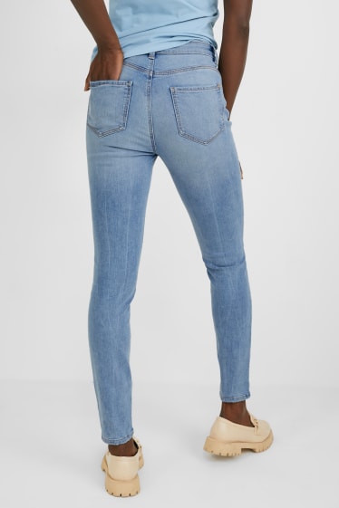 Dames - Skinny jeans - high waist - shaping jeans - jeanslichtblauw